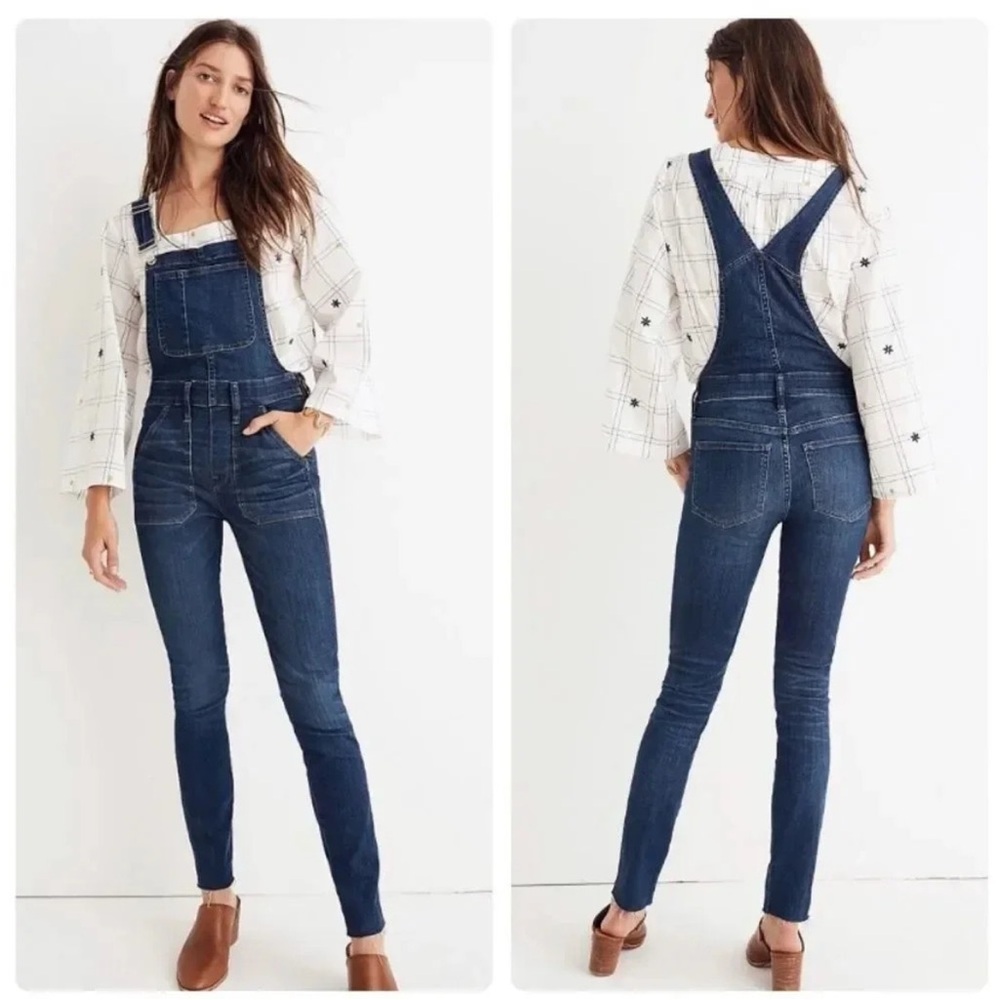 Madewell Dark Blue Women's Denim Overalls